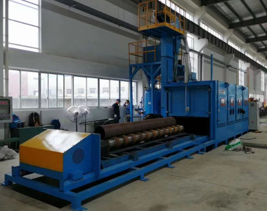 营口喷砂机在管道除锈中的现场施工应用